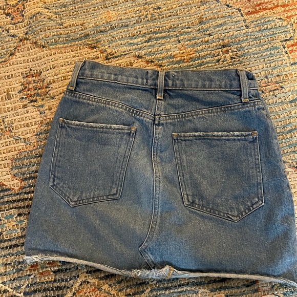 AGolde denim mini skirt 24 - Picture 4 of 5